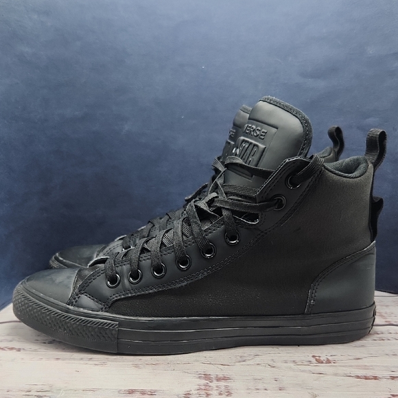Converse Chuck Taylor High Street Triple Black Sneakers Size Men's 9 - Picture 3 of 12
